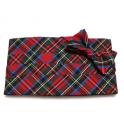  Carolina Tartan Plaid Cummerbund & Bow Tie